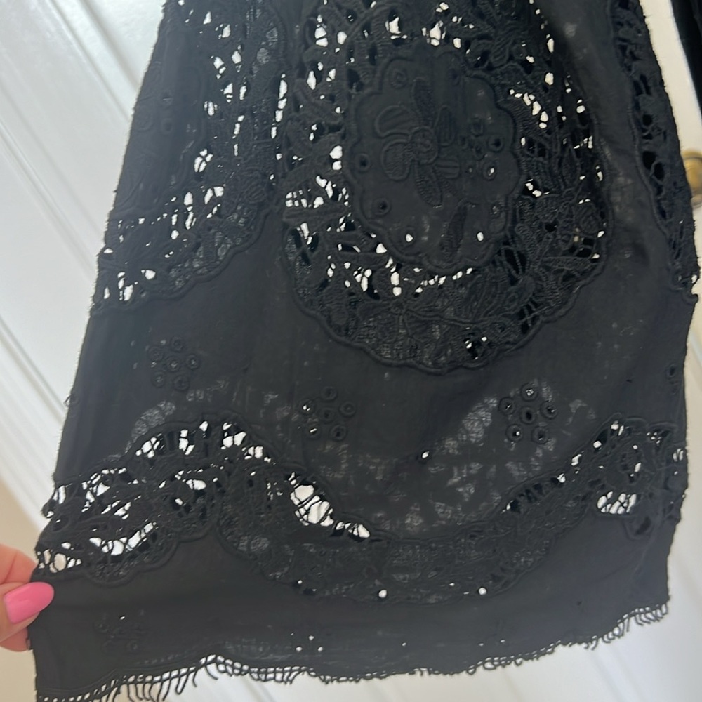 Spectacular Black Antica Sartoria off the shoulder dress - Picture 4 of 12